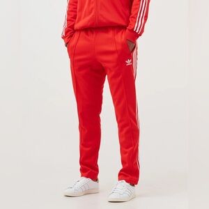 adidas Originals Men's Adicolor Classics Beckenbauer Red Track Pants H09114